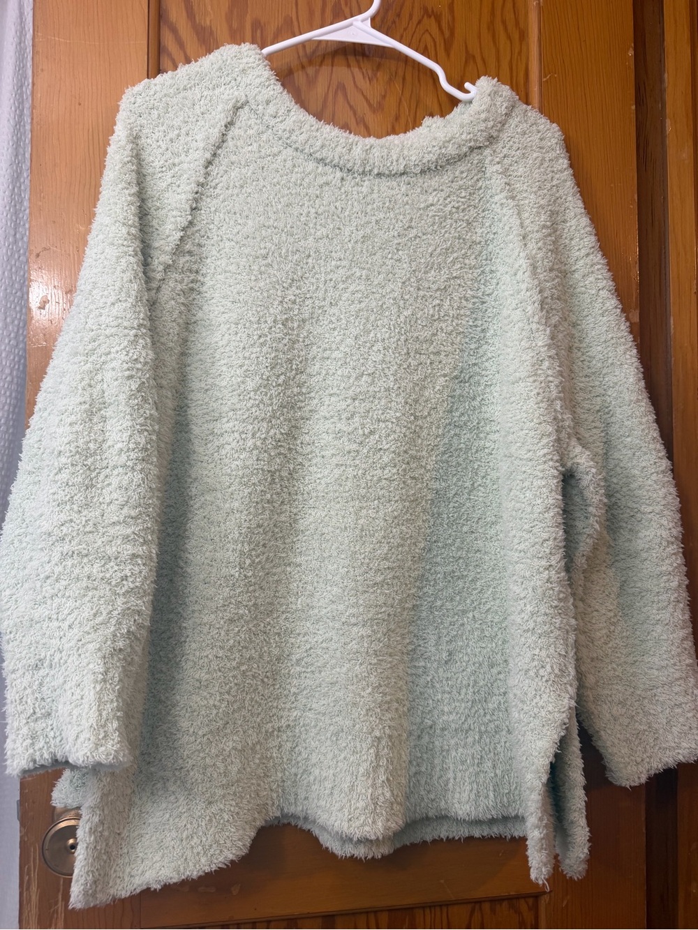 Altar’d State Mint Green Fuzzy Oversized Cozy Sweater M